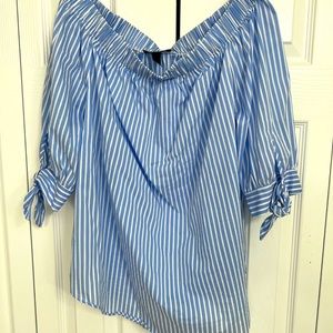 Off the shoulder woman’s blouse!